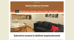 Desktop Screenshot of majoitusmakkonen.fi