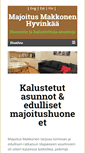 Mobile Screenshot of majoitusmakkonen.fi